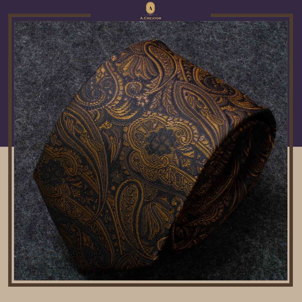 Cà vạt Paisley 7cm - BY