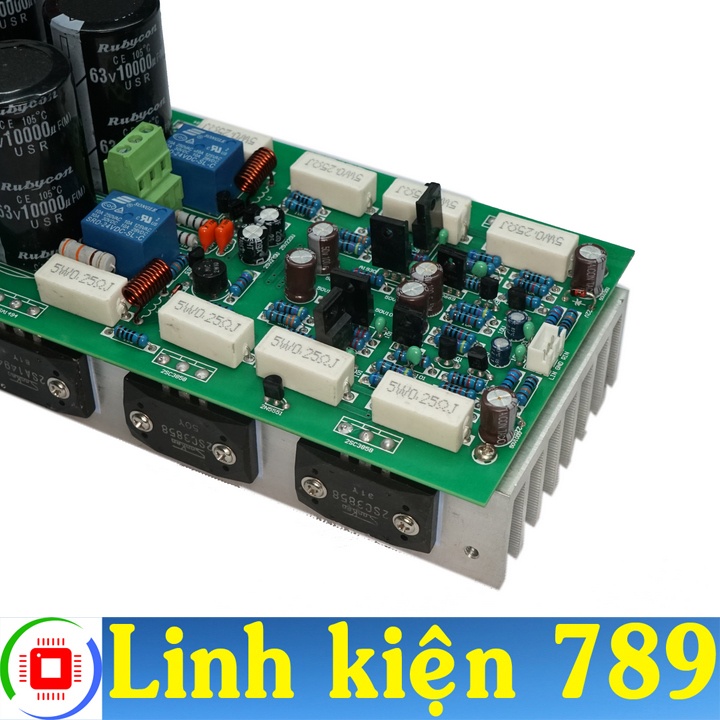 Mạch khuếch đại 8 sò SANKEN 2 kênh  - Linh kiện 789