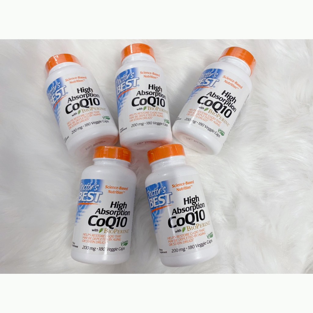 [HÀNG MỸ] Viên uống Doctor Best Coq10 200mg-180v