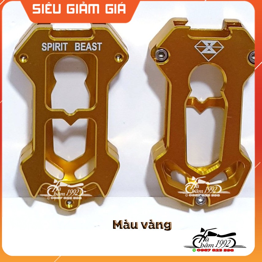 Ốp Chìa Khóa SmartKey 3 Nút Spirit Beast  Dùng Cho SH, SH MODE, PCX, CUB125 2019 ( Tặng Kèm Lục Giác)