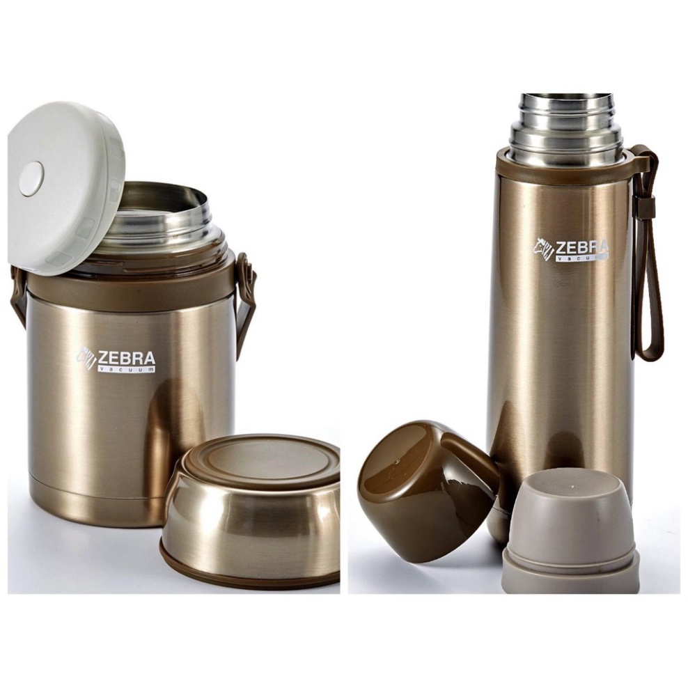 Bình Ủ Cháo Giữ Nhiệt Zebra Picnic 1L, Hàng Thái Lan Cao Cấp 152435  Chính hãng