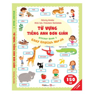 SÁCH - Từ Vựng Tiếng Anh Đơn Giản - Easy English Words (STICKER BOOK 1)
