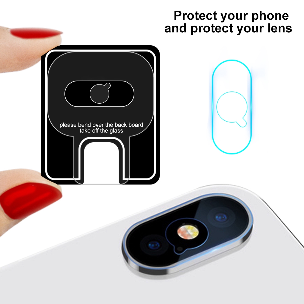 Bộ miếng dán cường lực bảo vệ ống kính camera cho iPhone 7/8/7+/8+/X/XS/XS MAX/XR