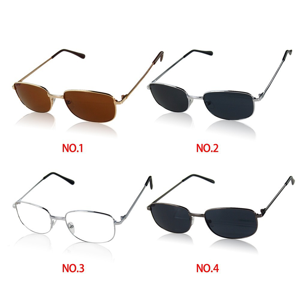 Kính mát gọng kim loại chống tia Uv400 kiểu dáng thời trang unisex