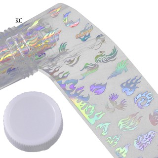 Decal hình ngọn lửa dán móng nghệ thuật