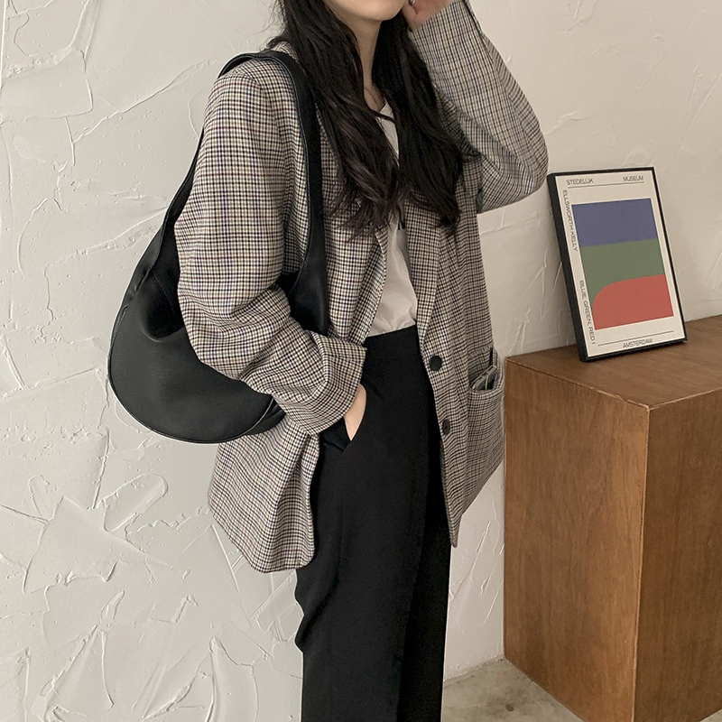 Túi IELGY đeo vai cỡ lớn kiểu bánh bao thời trang cho nữ