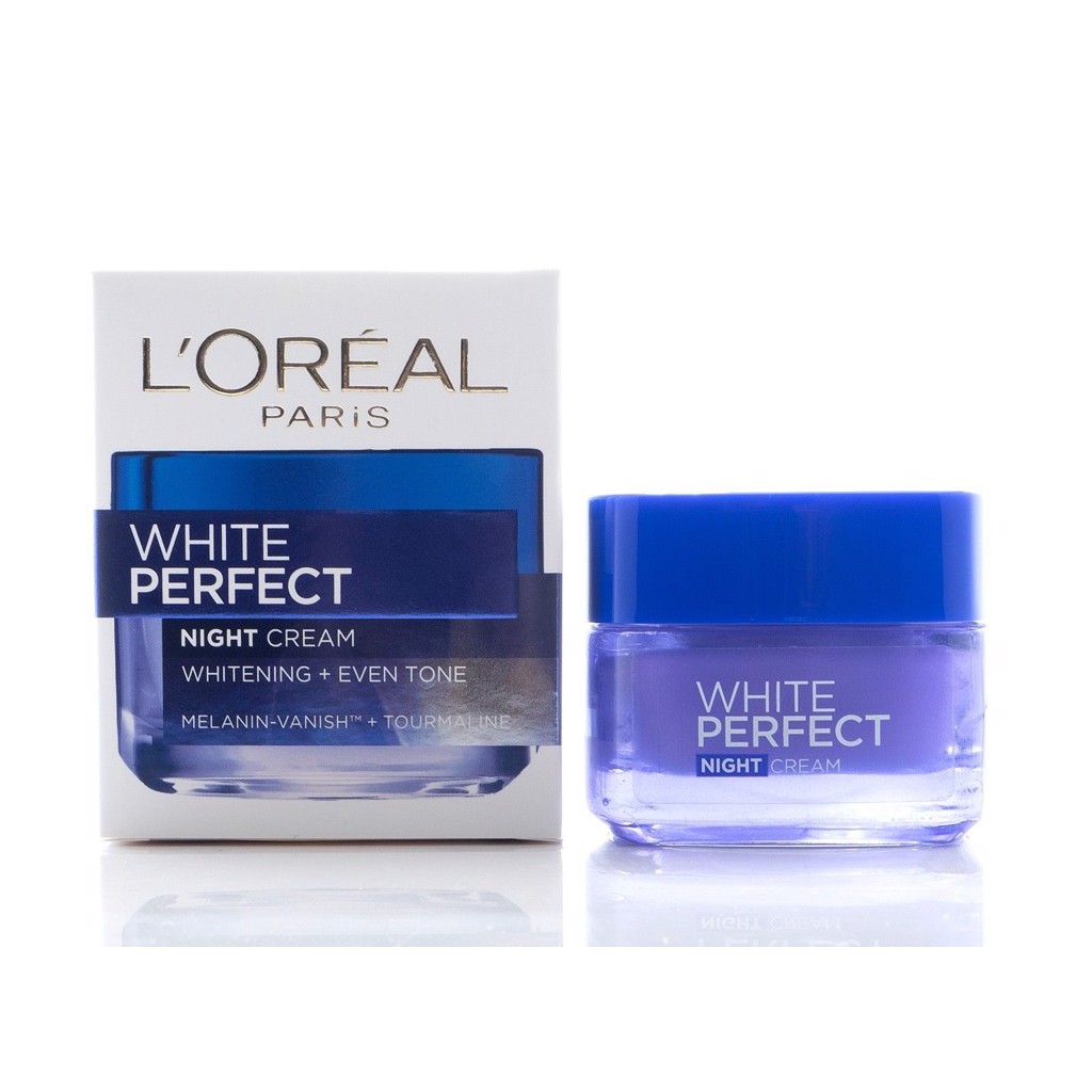 Kem dưỡng trắng da vitamin L'oreal Paris White Perfect 50ml (Kem đêm+Kem ngày)