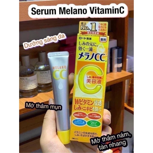 [Hàng _ Nhật]  Serum Melano CC Vitamin C, E ngừa mụn và dưỡng trắng | BigBuy360 - bigbuy360.vn