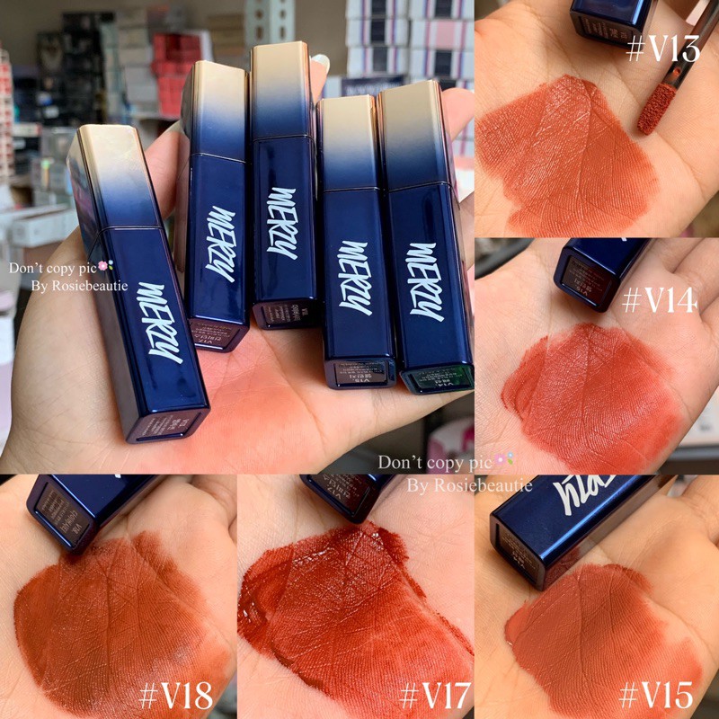 son kem Merzy Limited bản vỏ xanh vân đá