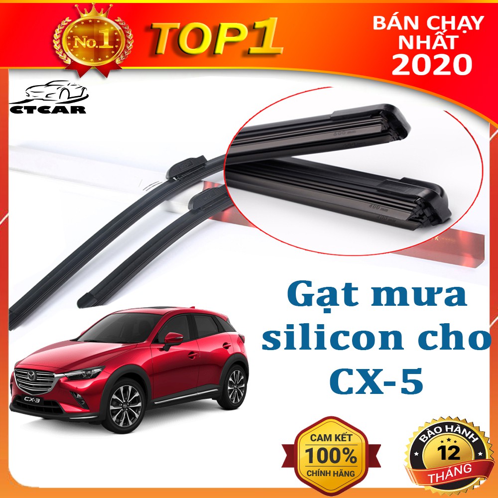 Gạt mưa silicon cho xe Mazda loại gạt mưa cao cấp siêu bền,gạt mưa ô tô  siêu sạch bảo hành 12 tháng CTCar