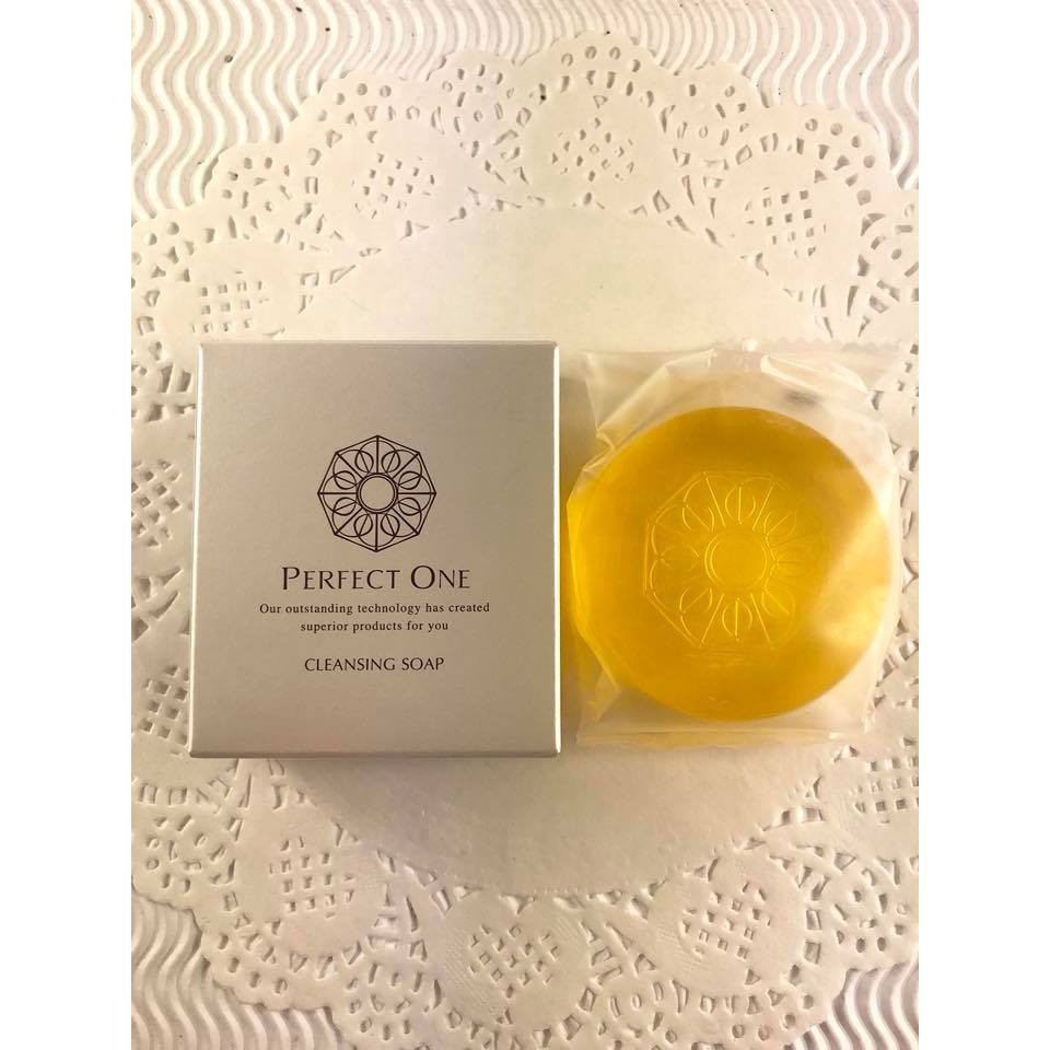 Xà Phòng Rửa Mặt Hỗ Trợ Trị Thâm, Sáng Da Hiệu Quả PERFECT ONE Cleaning Soap 60G