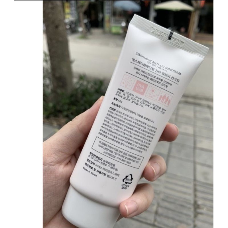 ⭐ Kem chống nắng làm trắng da SJM Medical Anti UV Perfect SunScreen SPF50+/PA++++ Kem chong nang⭐