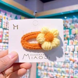 [Handmade Crochet] Kẹp tóc len
