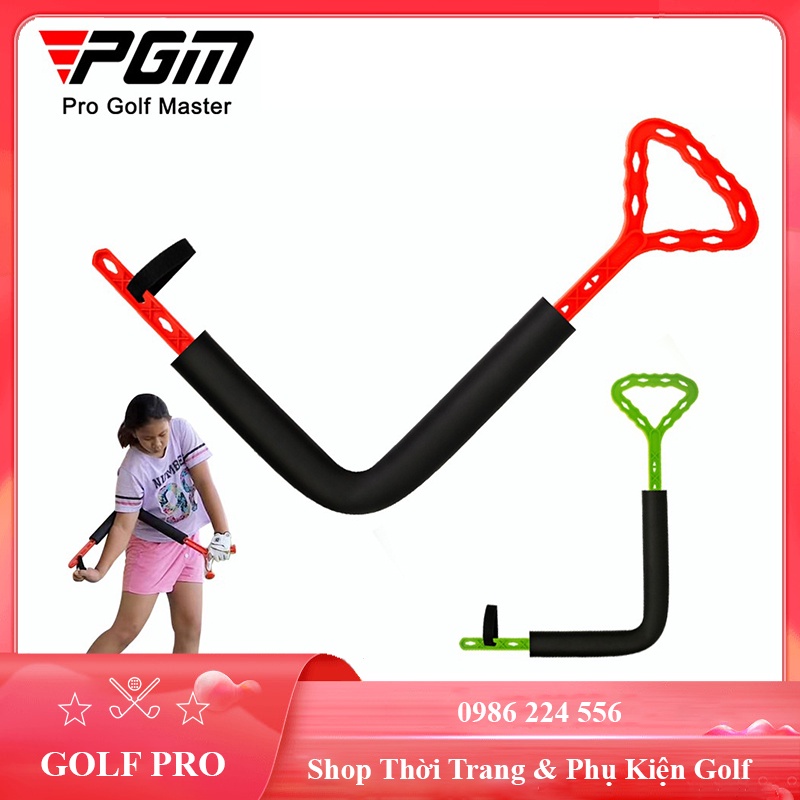 Dụng cụ hỗ trợ Swing golf chỉnh tư thế lưng PGM tay nắm gậy kỹ thuật chính xác DC001