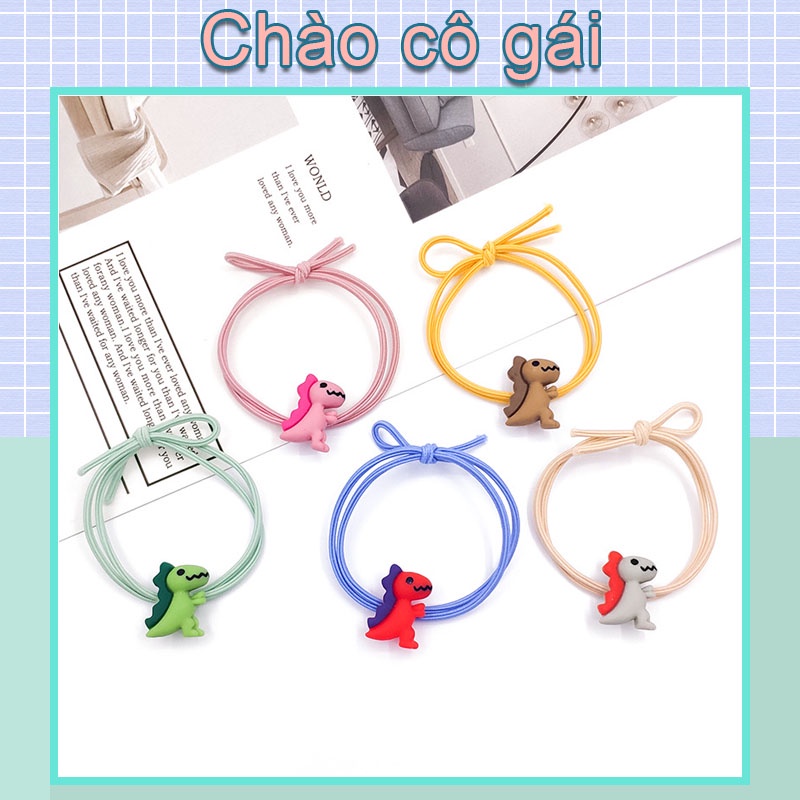 [ Mã 11FASHIONSALE1 giảm 10K đơn 50K ] Dây Buộc Tóc Phối Mặt Hình Chuột Mickey Dễ Thương Cho Nữ