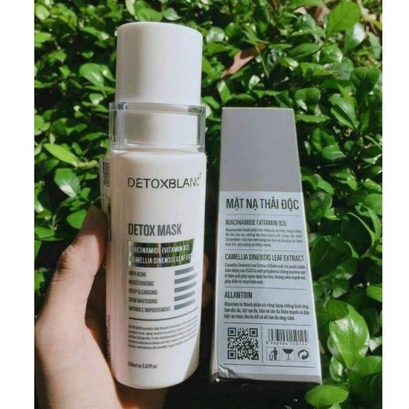 detox blanc mash mặt nạ thải độc