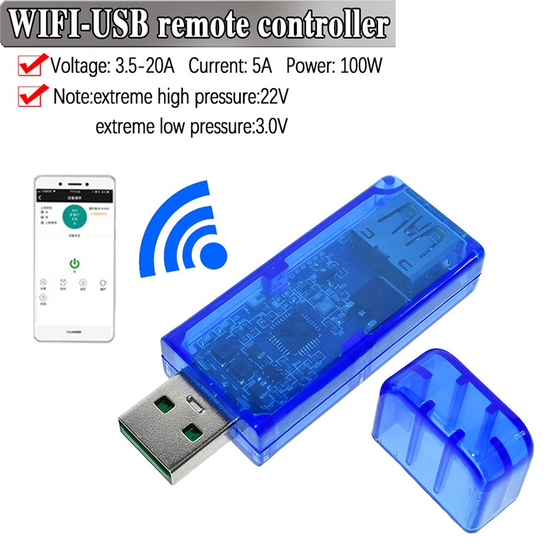 Sinilink WIFI-USB điện thoại di động điều khiển từ xa 3.5-20V 5A 100W điện thoại di động APP nhà thông minh XY-WFUSB Dành cho arduino