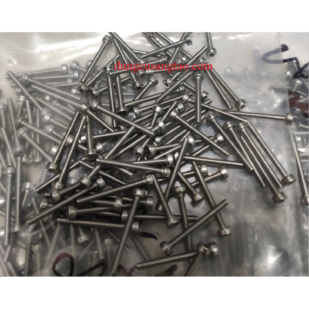 Ốc lục giác Inox M2 / bu lông M2