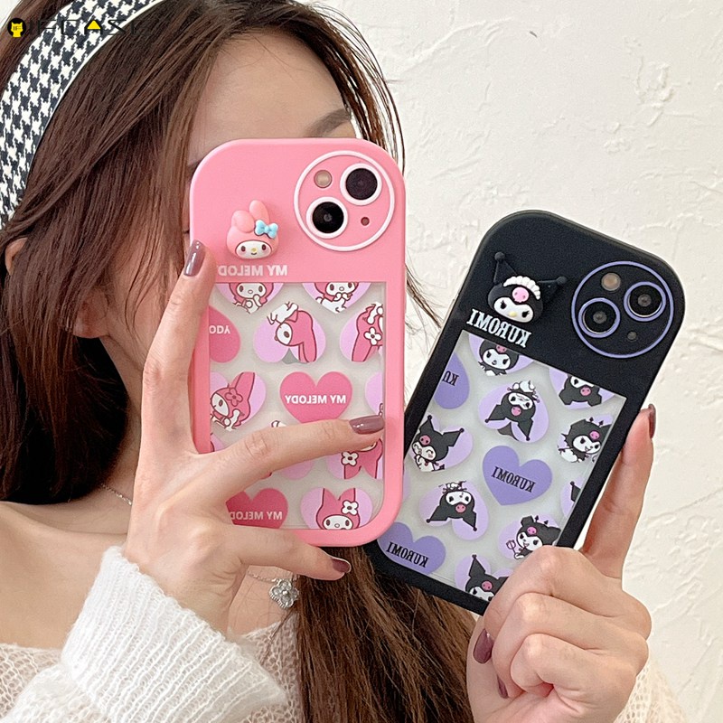 Ốp Điện Thoại Mềm Trong Suốt Họa Tiết Hoạt Hình Melody Kulomi Cho iPhone 13 12 11 Pro Max XS Max XR X