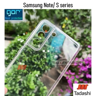 Ốp Lưng Dẻo Gor Samsung S21/ S21 Plus/S21 Ultra/ S21FE S20/ S20+ S20FE/ Note 20Ultra Trong Suốt Bảo Vệ Camera - Hãng GOR