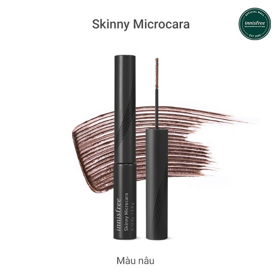 [Mã COSIF05 giảm 10% đơn 400K] Mascara chải mi siêu mảnh innisfree Skinny Microcara 3.5g