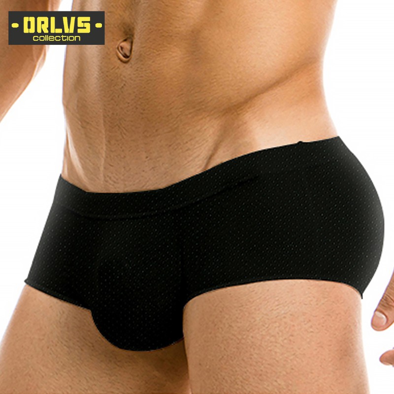 ADANNU!! Quần lót nam boxer góc co giãn mỏng thoải mái siêu trong suốt chất liệu lưới mềm mại nhanh khô Quần sịp boxer nam AD7522