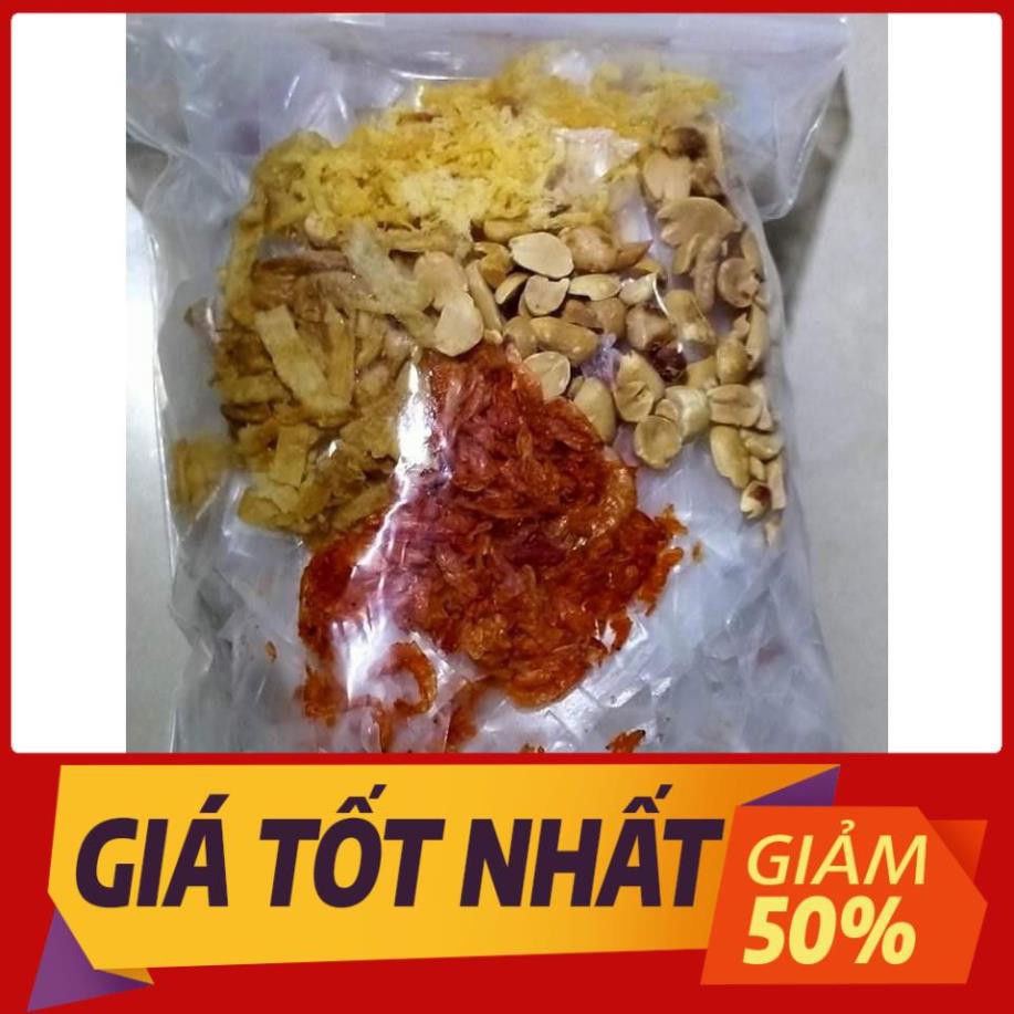 (shop uy tin) 1 bịch bánh tráng trộn sa tế cay để riêng giá vị shopnamdung (chat luong)