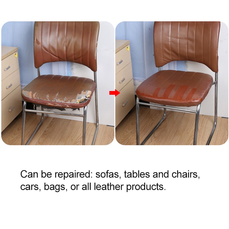 Miếng Dán Sửa Chữa Ghế Sofa/Đồ Nội Thất/Giày/Túi Xách Bằng Da Màu Đen DIY