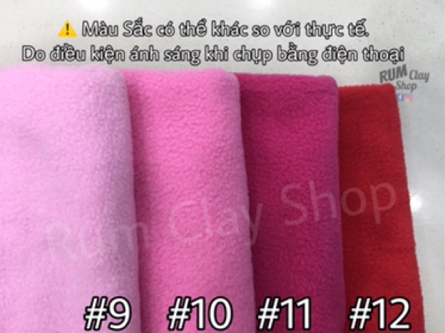 Vải Lông Cừu #11 đến #15 dành cho doll, Obitsu