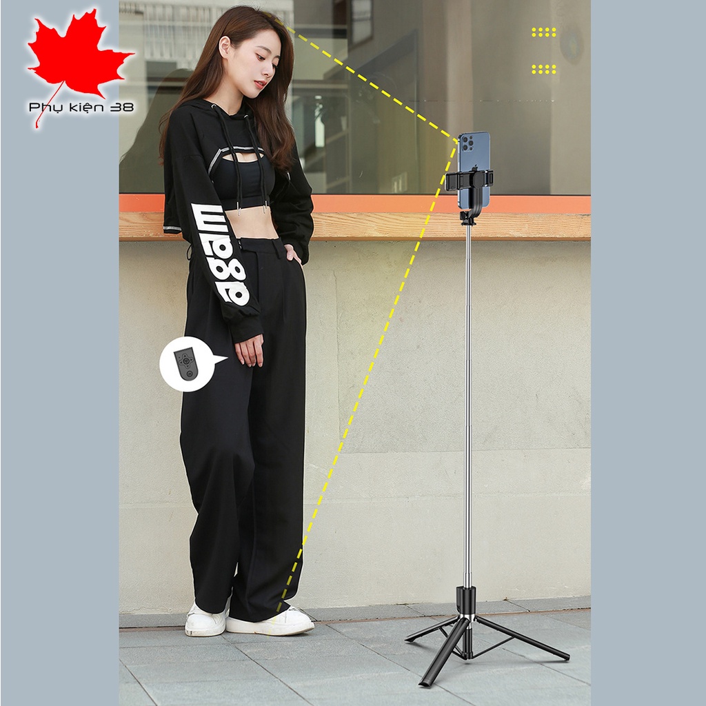 Tripod gậy chụp hình - gậy đa năng siêu dài dùng cho điện thoại gopro sjcam insta360