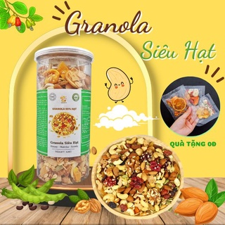 Granola siêu hạt 500gr, hạt dinh dưỡng, ngũ cốc ăn kiêng cao cấp - comi