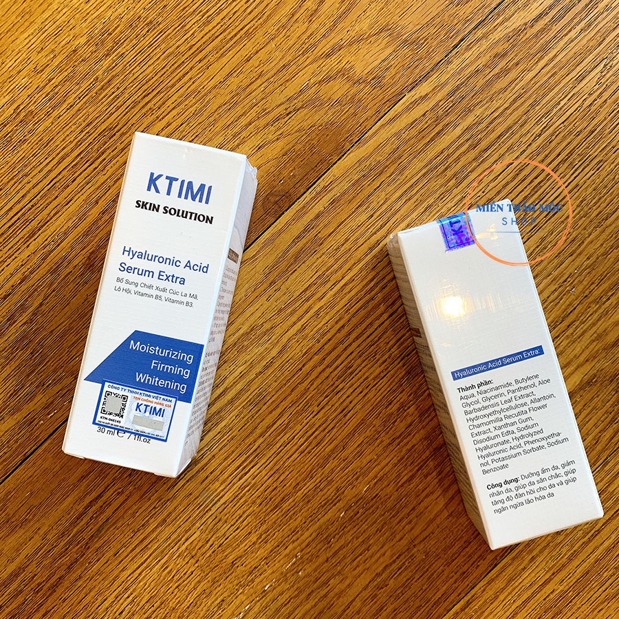 KTIMI HYALURONIC ACID SERUM EXTRA - Serum cấp ẩm Ktimi căng mịn da