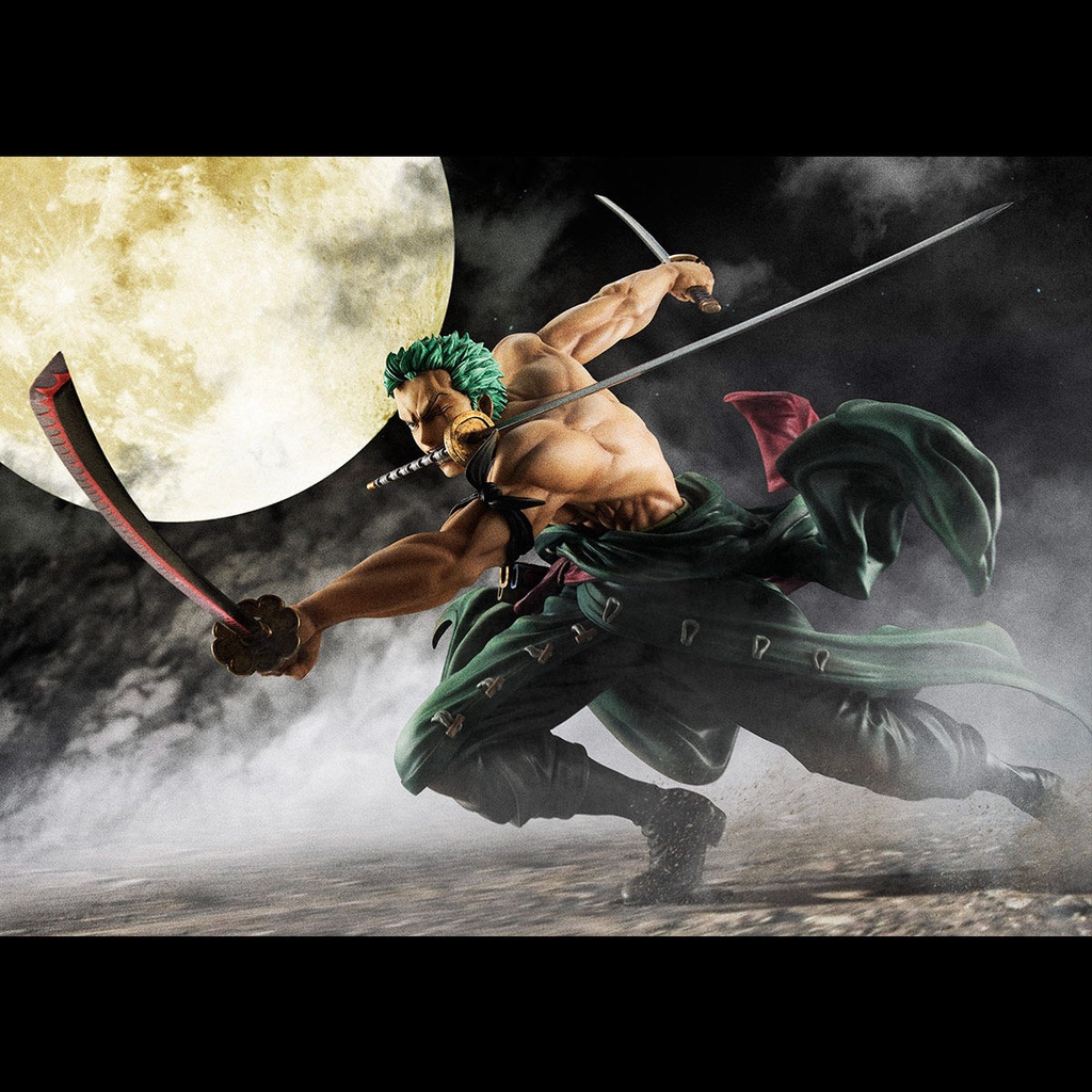 [ Dưa Hấu ] Mô hình nhân vật Roronoa Zoro 3000 Thế Giới - One Piece