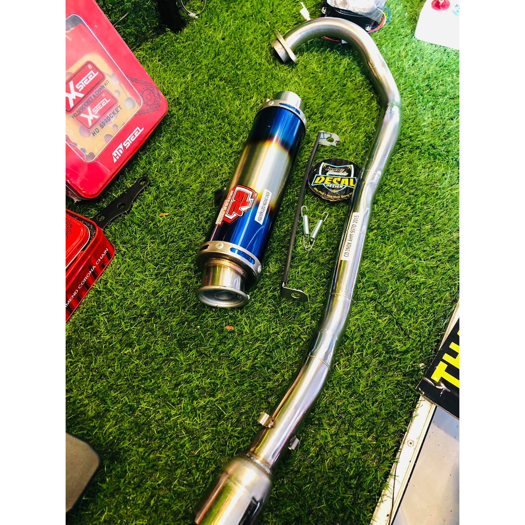 Pô R9 full cổ cho exciter 150 cc...