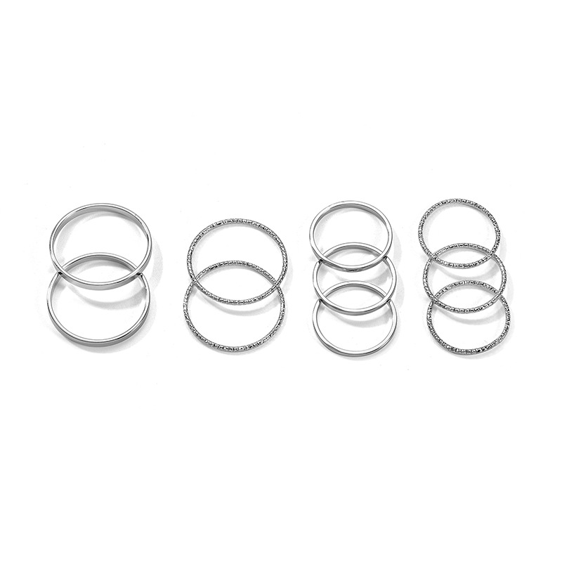 Set Nhẫn Đeo Tay Kim Loại Thời Trang Dành Cho Nữ