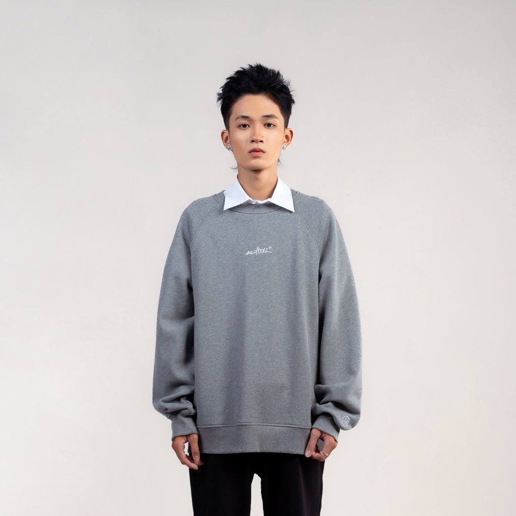 Áo sweater SADBOIZ Lowkey Gray