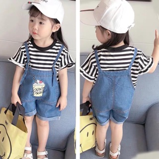 Set yếm bò bé gái