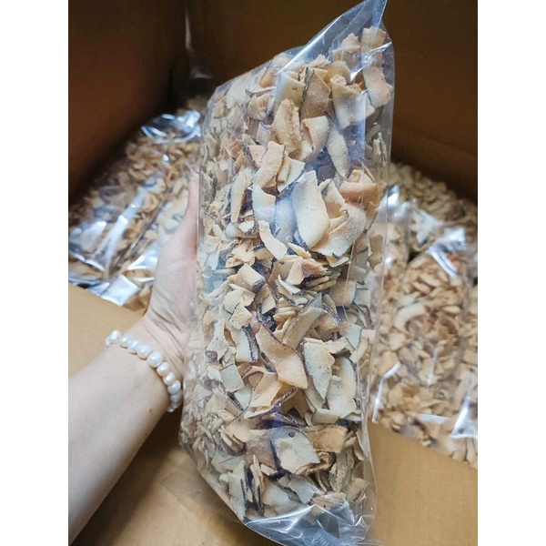 Dừa khô Trần Anh Food - Dừa khô sấy giòn gói 500gr thơm ngon