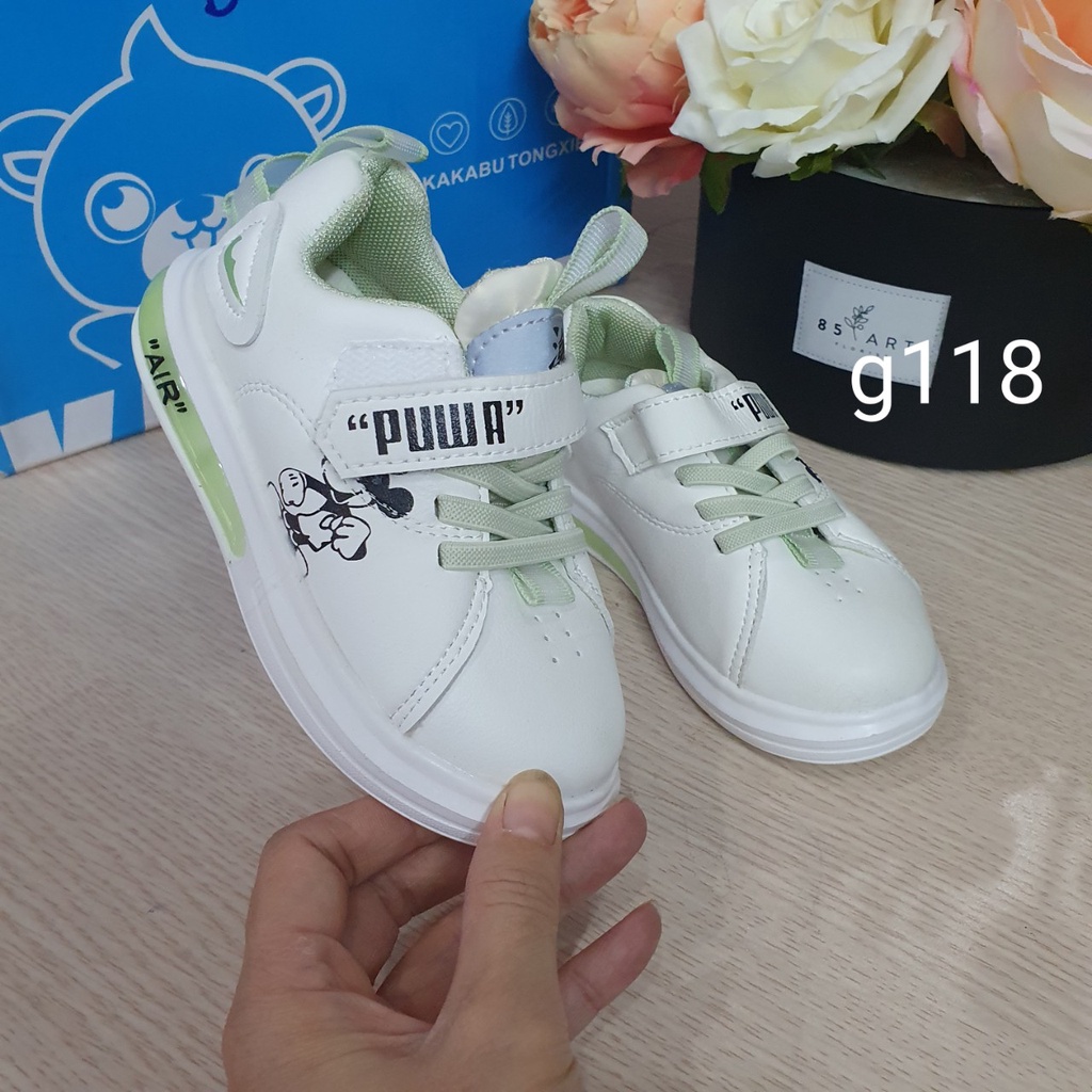 giầy thể thao quai dán G116/G117/G118/G119, giày bé trai bé gái