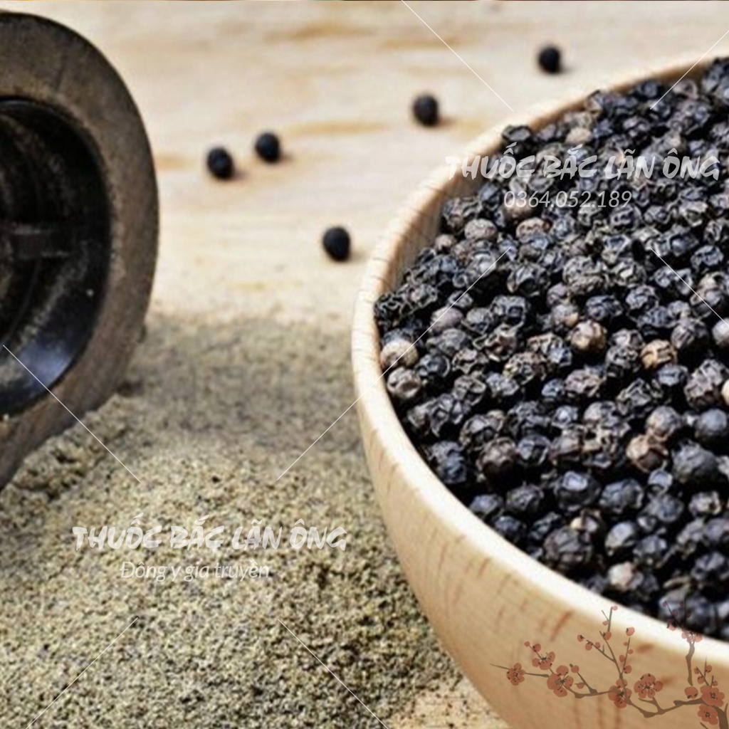Bột tiêu đen rang xay nguyên chất 1kg (Hạt tiêu đen cay nồng tự nhiên)