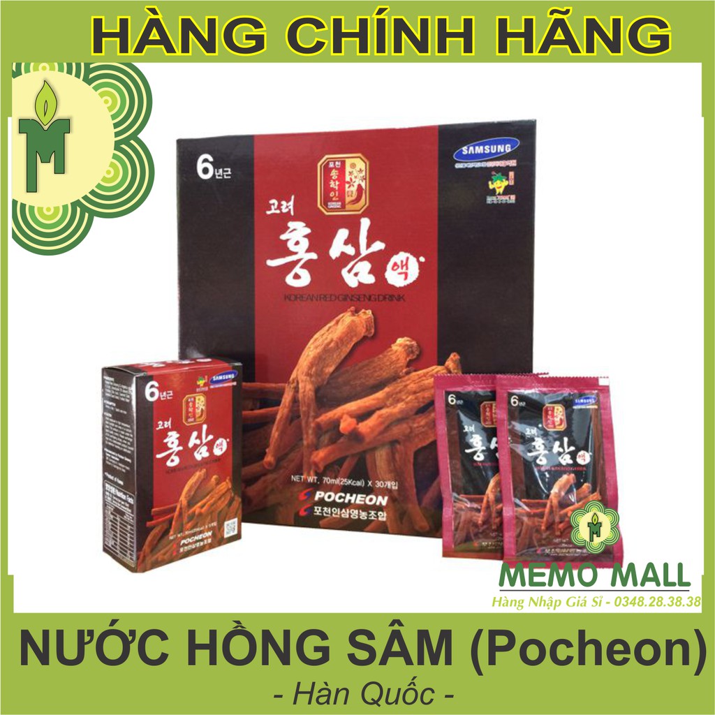 NƯỚC HỒNG SÂM POCHEON HÀN QUỐC