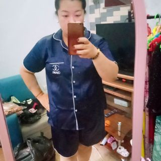 bộ pijama lụa trơn big size (70-90kg)