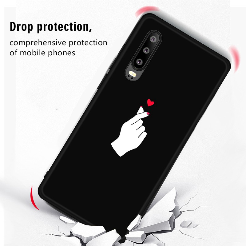 Ốp điện thoại in hình hoạt hình dễ thương cho Huawei P30 pro lite Nova4 P SMART Y7 Pro 2019 Honor 10 Lite P Smart 2019