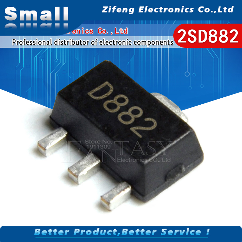 Bộ 20 Linh Kiện Điện Tử Ic 2sd882 Sot89 D882 Sot-89 Sot Smd