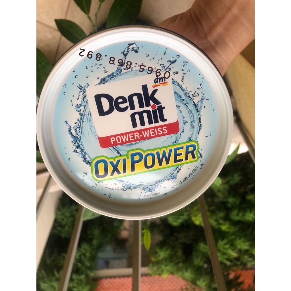 Bột tẩy vết ố trắng mạnh mẽ Oxi Power sử dụng cho đồ trắng, 750 g - Hàng Denkmit