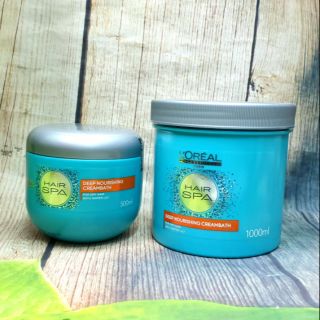 🌻HẤP DẦU SUÔN MƯỢT L'OREAL HAIR SPA DEEP NOURISHING CREAMBATH