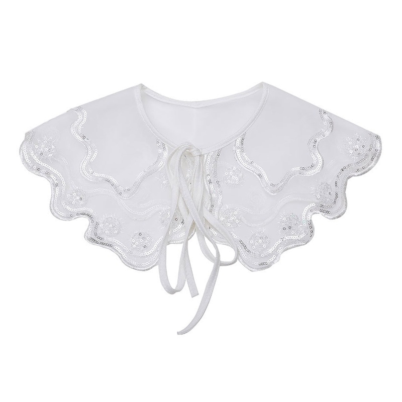 Cổ Áo Rời Thêu Họa Tiết Kiểu Hán Phục Thời Trang Cho Nữ