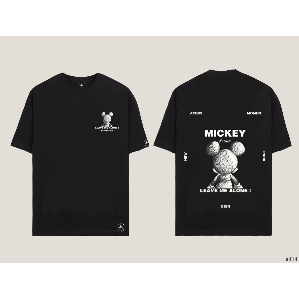 Áo thun oversize Sad Mickey , áo phông cotton nam nữ unisex, ODIN CLOTHING