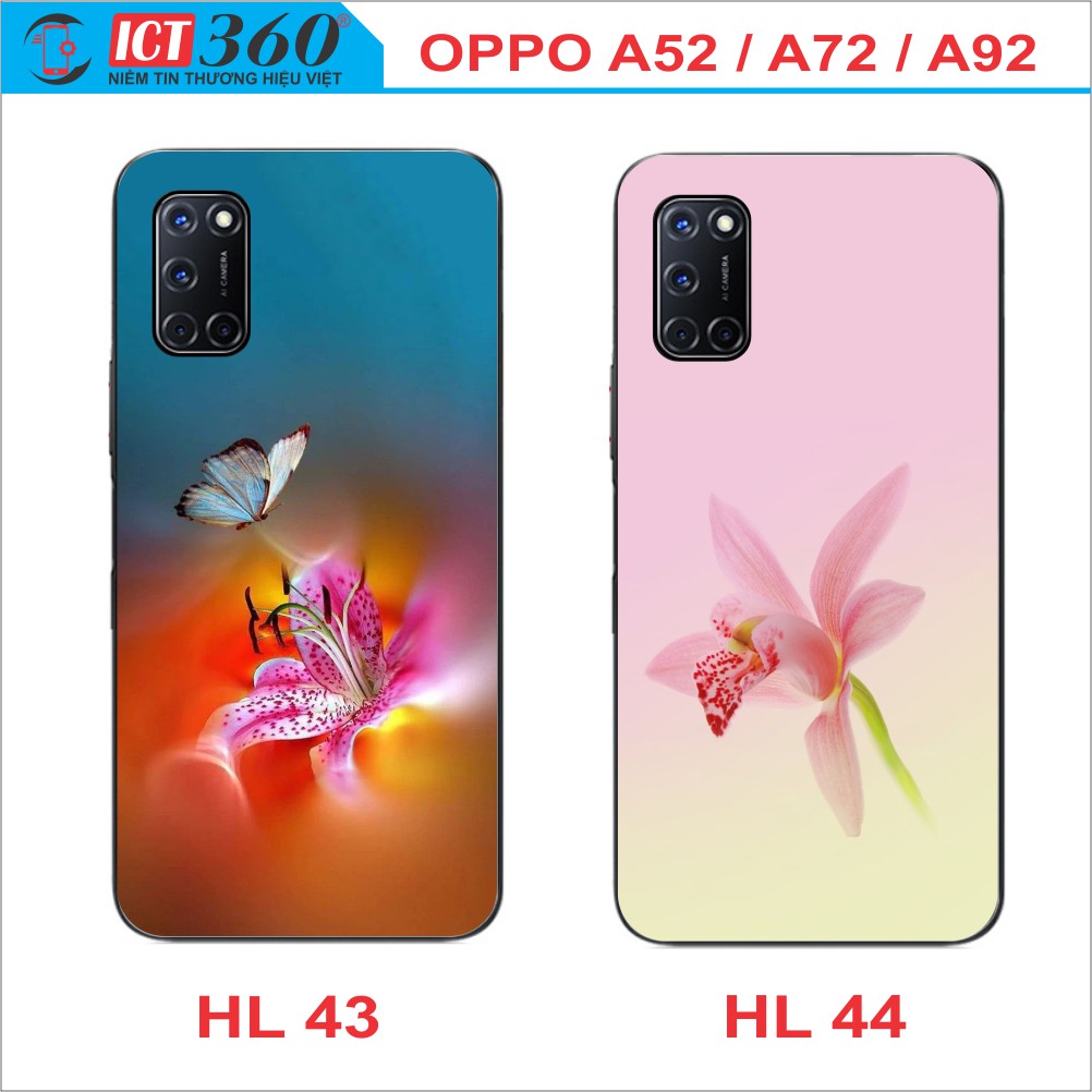Ốp Lưng Kính Nano OPPO A52 A72 A92  - in theo Yêu Cầu