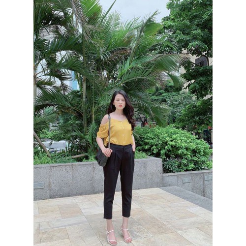 Quần tây nữ BIGSIZE quần baggy cạp cao mặc đi học, đi làm, đi chơi chuẩn form dáng đẹp 839